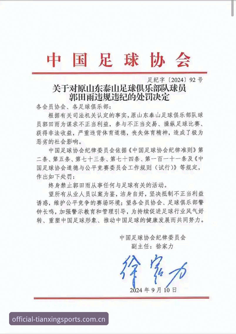 中国足协第三批禁足名单最新动态：17人终身禁足，48人受行业重罚